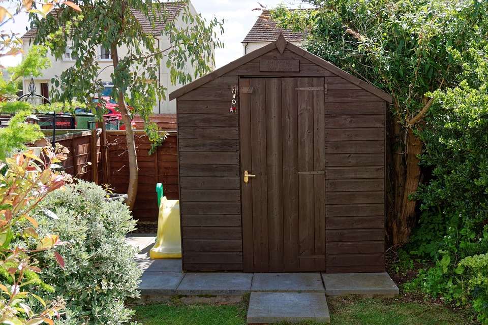 Clean and Cleared Up Shed
