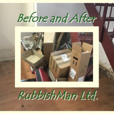 Man and van rubbish removal Shadwell E1 - East London