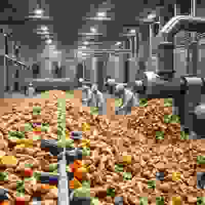 food waste after collection
