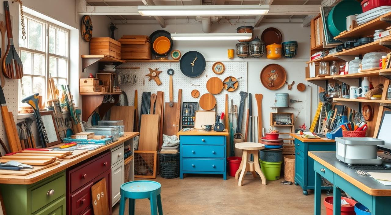 upcycling furniture tools and materials