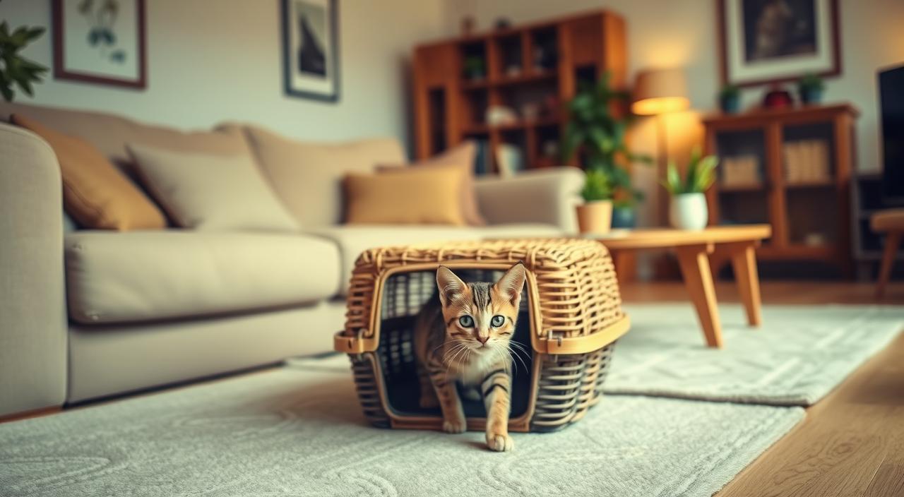 pet settling into new home